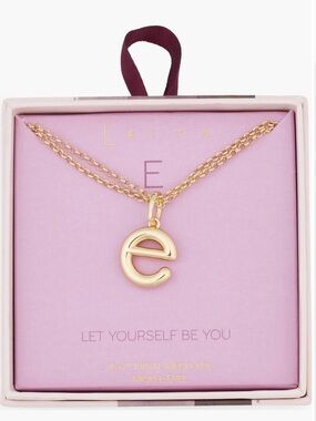 NEW! Leith Lowercase Initial Bubble
Pendant Necklace